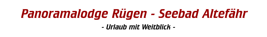 Logo Panoramalodge Rügen